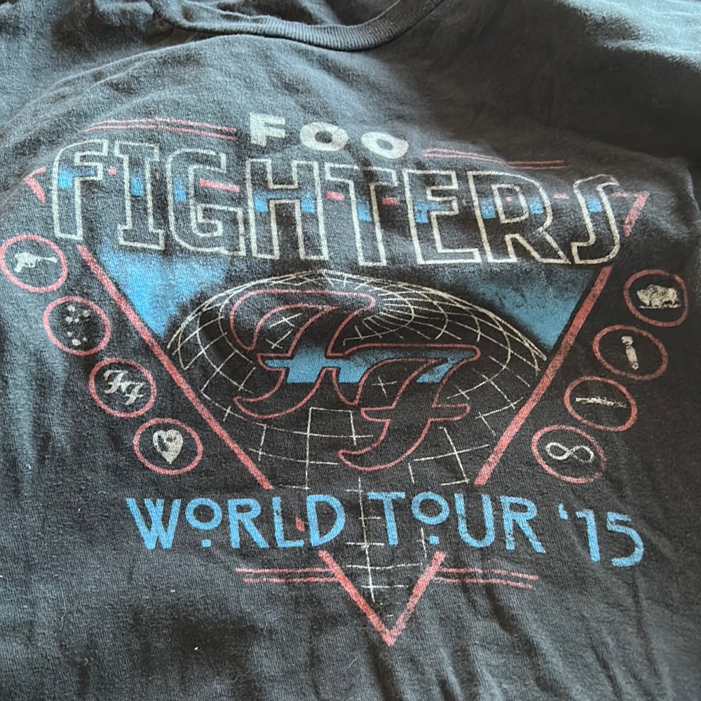 Foo Fighters Concert T-Shirt World Tour 2015 sz S